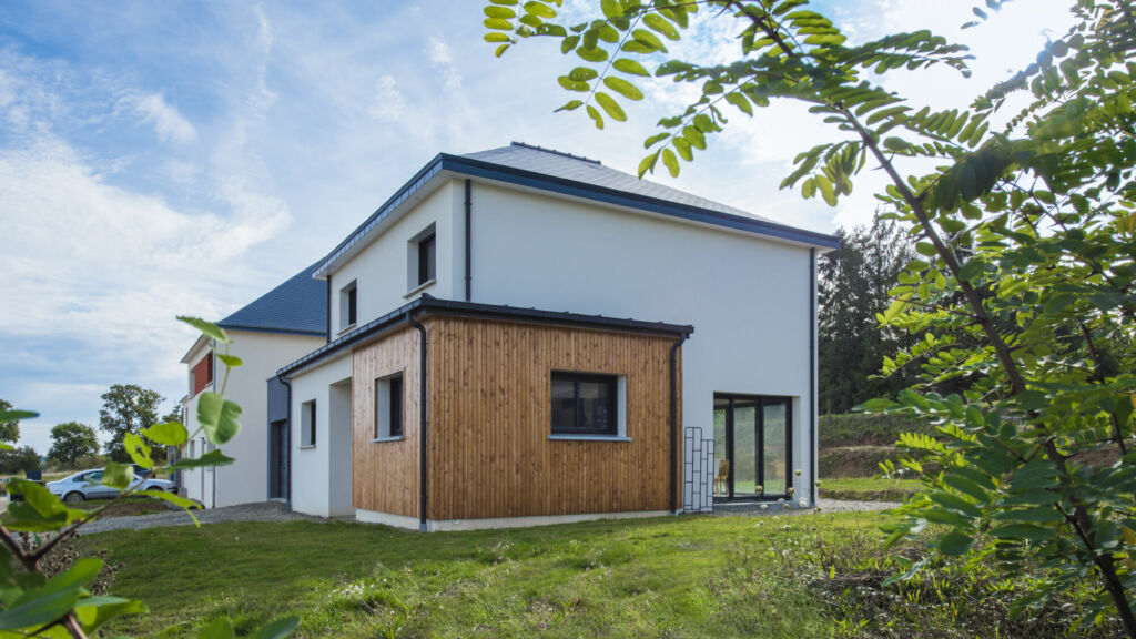 Construction d’une maison écologique en Ille-et-Vilaine, à Bain-de-Bretagne : reportage photo