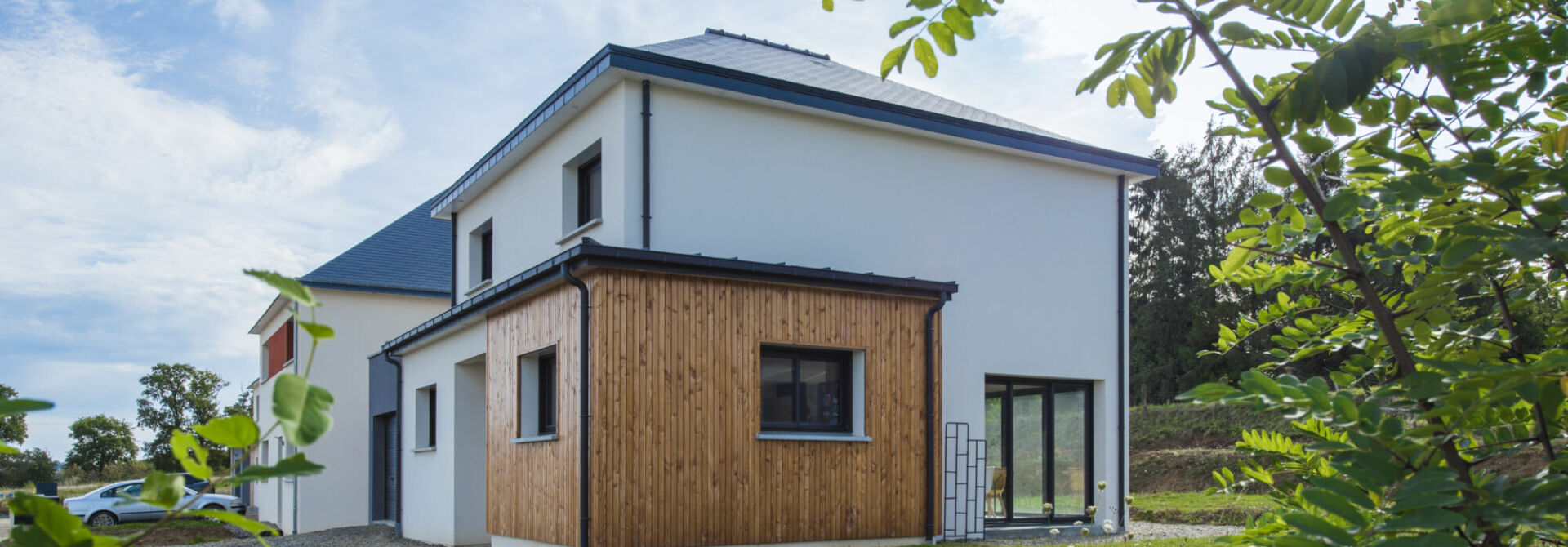 Construction d’une maison écologique en Ille-et-Vilaine, à Bain-de-Bretagne : reportage photo