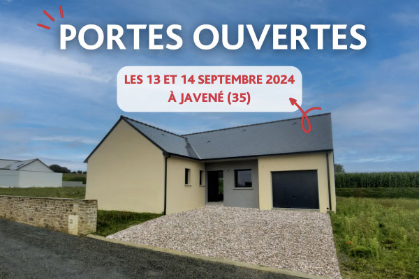 Journées portes ouvertes (JPO) à Javené (Ille-et-Vilaine) - Lamotte Maisons Individuelles